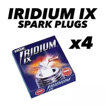 4pcs Set NGK SPARK PLUGS Part Number BKR7EIX Stock No. 2667 Iridium IX Hot AU • $23.99