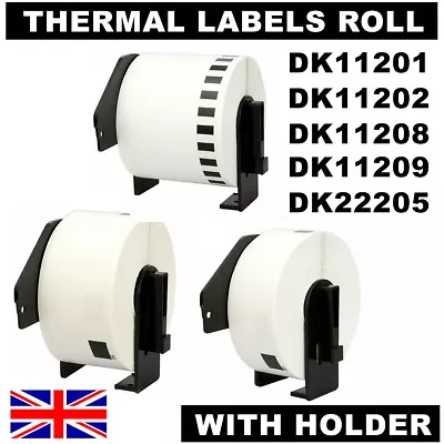 £4.95 • Buy Address Labels Compatible With Brother Dk11201 Dk11202 Dk11208 Dk11209 Dk22205