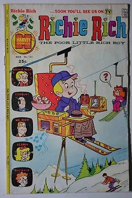 Richie Rich Vol.1 #131 March 1975 VG- Harvey Comics • $1.45