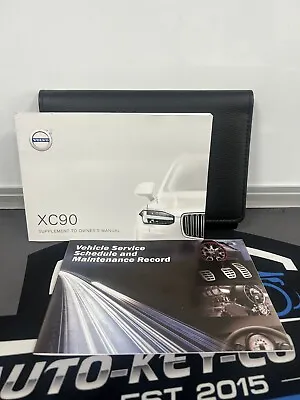 Volvo Xc90 Owners Handbook / Supplement To Manual. + Wallet 2015~2021 (2018)!! • $34.72