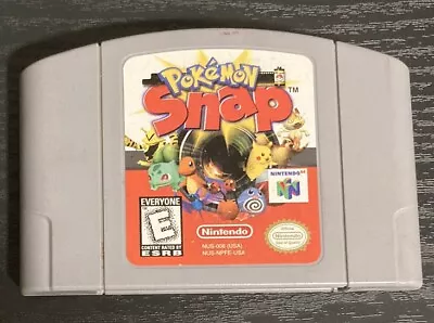 Pokémon Snap N64 (Nintendo 64 1999) Cart Only Tested Working Authentic • $13