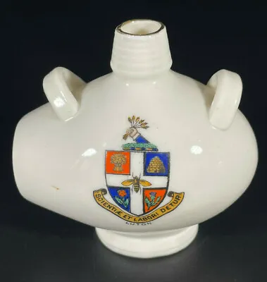 Crested Ware W H Goss Model Of Flemish Bottle Arms Of Luton • £2