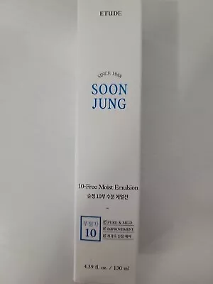 Etude House Soon Jung 10-Free Moist Emulsion/Essence 4.39 Fl Oz (130 Ml) • $18