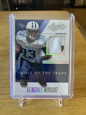 2014 Panini Absolute Kendall Wright Tools Of The Trade Game Used Relic #15/15 • $8