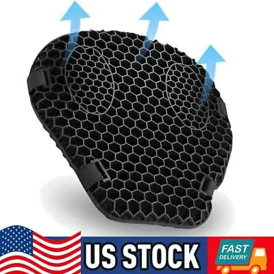 Universal Motorcycle Gel Seat Cushion Honeycomb Pressure Relief  Pad Shock Proof • $32.98