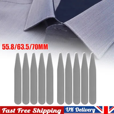 5 Pairs Stainless Steel Collar Stiffeners Stay Bones Inserts For Formal Shirt UK • £7.17