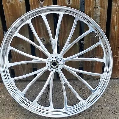 26 X 3.5 Front Motorcycle Wheel • $350