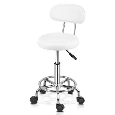 Backrest Salon Stool Massage Hairdressing Swivel Tattoo Spa Chair Hydraulic Lift • £27.99