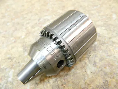 JACOBS  #34 Plain Bearing Drill Chuck 0-1/2    *NO KEY* Made In UK • £37.99