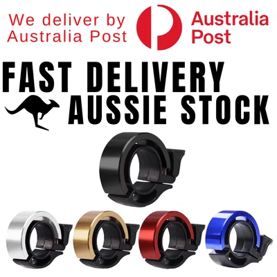 $4.99 • Buy MTB Mountain Bike Bell O Shape Slim Style For Adults And Kids Bikes Many Colours