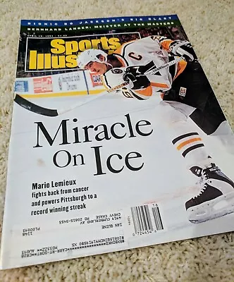 Sports Illustrated Miracle On Ice April 1993 Mario Lemieux Pittsburg Bo Jackson • $0.99