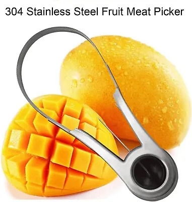Mango Slicer Mango Melon  Slicing Separator Splitter Cutter Fruit Peeling Tool • £8.30