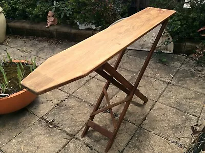 VINTAGE OAK IRONING BOARD (Foldable) • $150