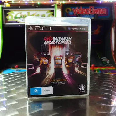 Midway Arcade Origins - Sony Playstation 3 PS3 Game - With Manual VGC • $25.87