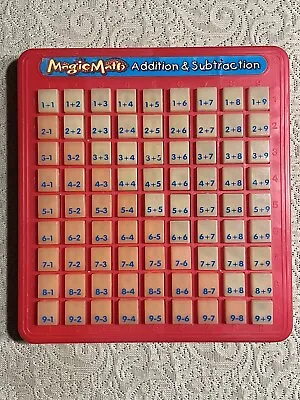 Lanard Magic Math Addition & Subtraction Press N See Math Facts 1993 Vtg • $8.03
