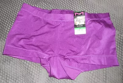 Women's Maidenform Boyshort Tagged Purple Solid Panties L/7 40774 - NWT! • $4.49