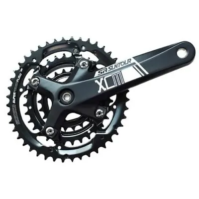 SR Suntour XCM 3x9 Crankset — 22/32/44t / 175mm / Square Taper —AUS STOCK— MTB • $53.49