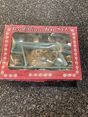 Vintage Handpainted Lusterware Child's Tea Set Japan Original Box • $12.95