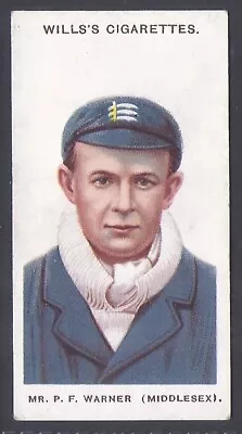 £3.99 • Buy Wills-cricketers 1908 (large  S )-#02- Middlesex - Warner 