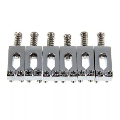6 Pcs Bridge Tremolo Saddles Wrench Parts For Fender Strat Tele Electric Guitar • $14.08