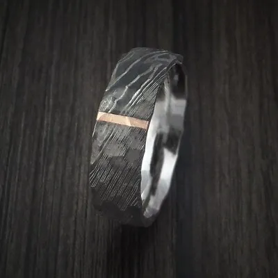 HANDMADE DAMASCUS STEEL RING MEN Wedding Band Engagement Ring Gift For His/her • $19.96