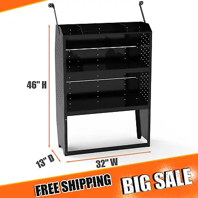 Van Shelving Storage For Ford Transit GM NV Sprinter Metris Promaster 32  W • $250.99