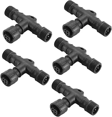4Pin T-Connector Waterproof For RGB Color LED Deck Light Kit Pack Of 5 • $33.73