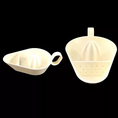 2 X Lemon Squeezer Melamine Manual Juicer Citrus Hand Press Orange Juice Maker • $13.95