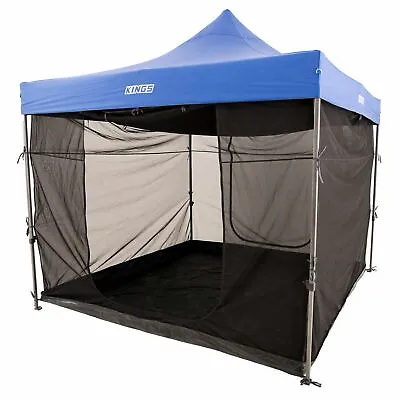 $111.20 • Buy Kings 3x3m Gazebo Mosquito Net Mozzie Midgee Proof Tent Camping Outdoor Travel