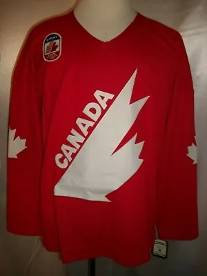 Mario Lemieux Red & White  1991 Labatt Canada Cup Throwback  CCM NHL Jersey • $119.99