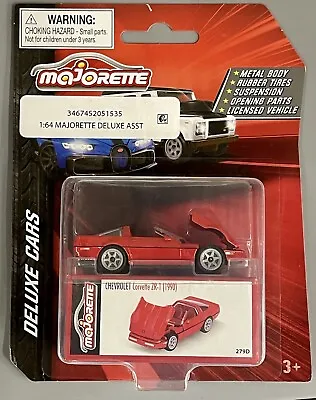 Majorette Deluxe Cars Chevrolet Corvette ZR-1 (1990) 279D Die-Cast 1/64 • $7.25