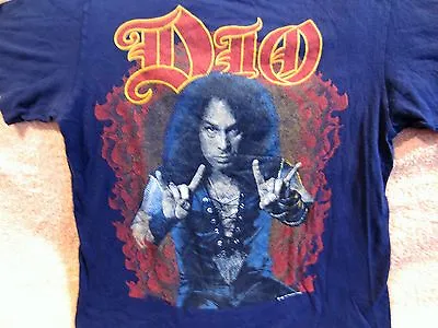 Vintage DIO Concert Shirt 1985 Ronnie James Dio True Vintage Original Tour Shirt • $175