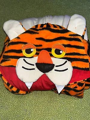 $31.94 • Buy Adult Tiger Costume One Piece Pajamas Cosplay Unisex Size Xl , Super Soft