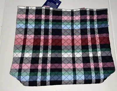 Vera Bradley Tote Bag Ribbons Plaid NWT • $44.99