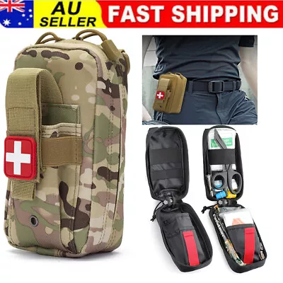 First Aid Kit Tactical Survival Kit Rip-Away EMT Pouch Bag IFAK Medical Bag • $8.99