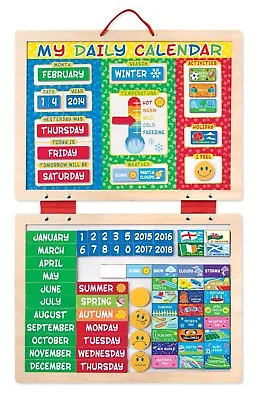 Autism Educational Toys My First Daily Magnetic Calendar Learning Activity Kit • £24.99