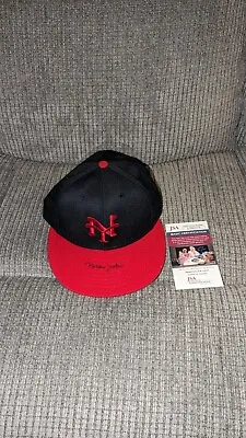 Pee Wee Jenkins New York Cubans Signed American Needle 6 7/8 Hat JSA Read • $128.23