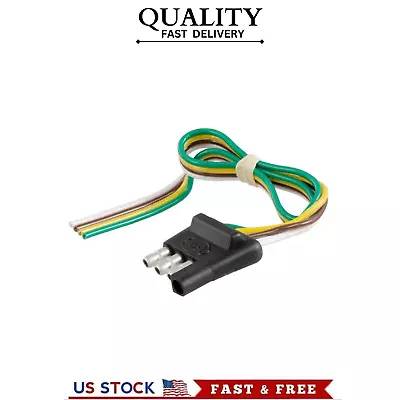 4-Way Flat Connector Plug With 12  Wires (Trailer Side) • $4.99