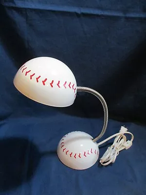 Baseball Lamp Gooseneck Lamp Table Lamp Desk Lamp Metal WORKS Sports Lamp • $19.95