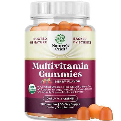 USDA Organic Multivitamin For Women And Men - Vegan Organic Multivitamin For Men • $17.55