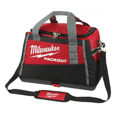 Milwaukee PACKOUT Tool Bag 20-Inch Polyester Shoulder Strap Zippered Top Red • $87.89