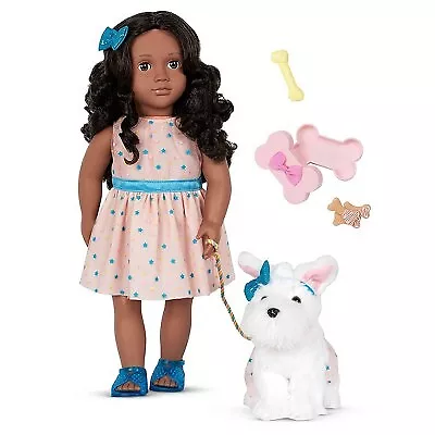 Our Generation Celeah & Confetti 18  Matching Doll & Pet Set • $15.99