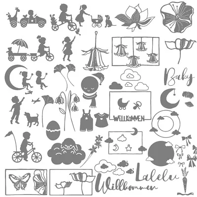 Child Metal Cutting Dies Stencils Scrapbooking Embossing Paper Card Crafts Decor • £2.75