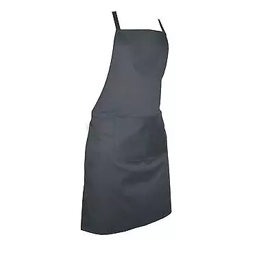 £4.98 • Buy Plain Apron Kitchen Cooking Chefs Baking Pocket Craft BBQ Front Butcher Catering