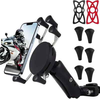 RAM Motorcycle Bike Handlebar Rail Mount X-Grip Holder Cell Mobile Phone Gps New • $24.84