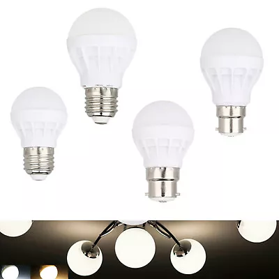 LED Light Bulbs 12W 9W 7W 5W 3W E27 Screw B22 Bayonet Base Lamp Save Energy RD • $3.53