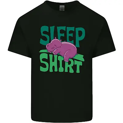 Hippo Sleep Shirt Sleeping Pyjamas Mens Cotton T-Shirt Tee Top • $14.84