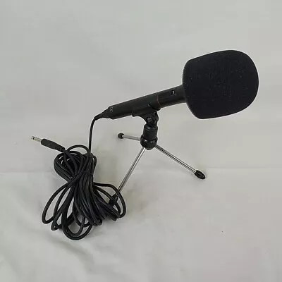 YOGA EM240 Slimline Microphone With Muff & Stand Tested & Working With 6 M Cable • £19.99