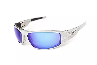 Icicles Big Daddy Bagger Transition Mirror Lens Sunglasses With Flame Frame • $310.95