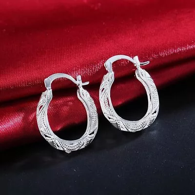 925 Sterling Silver Vintage Earrings Fashion Jewelry Christmas Gift Wedding • $1.93